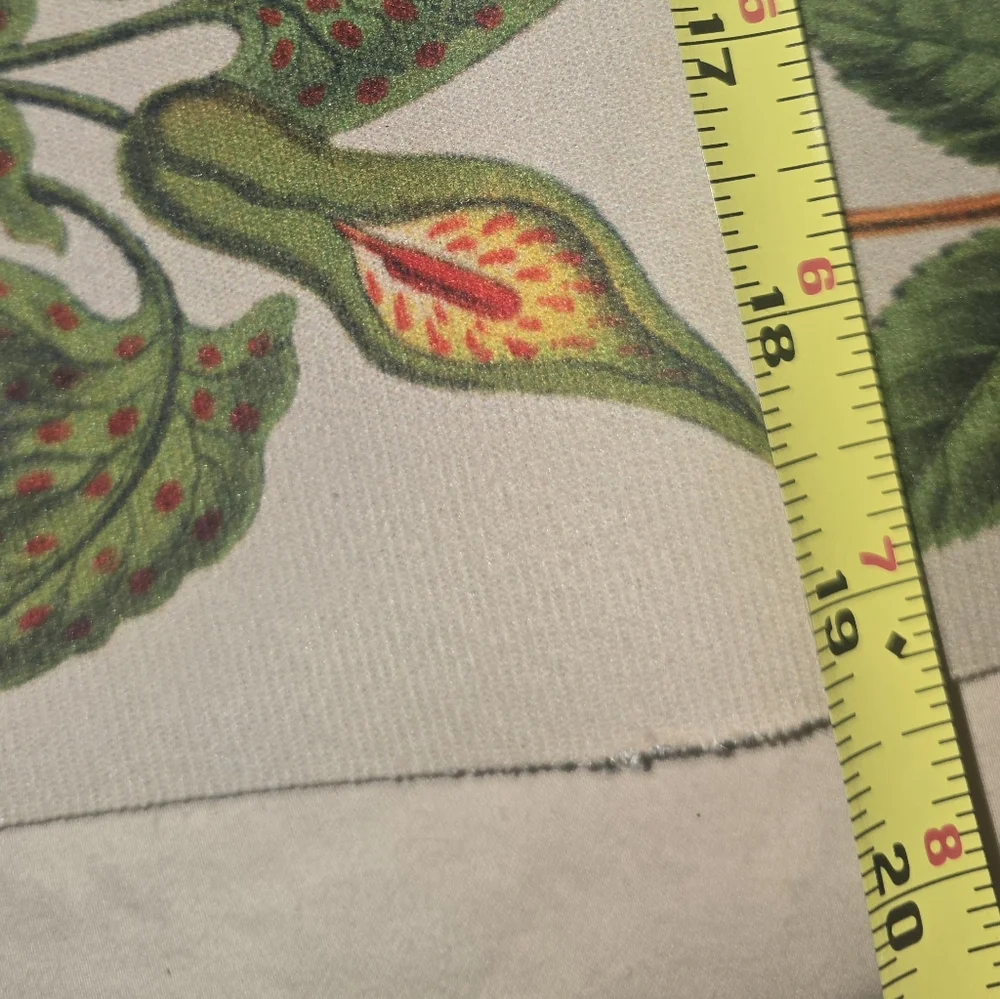 Green and Yellow botanical x large mouse pad‎